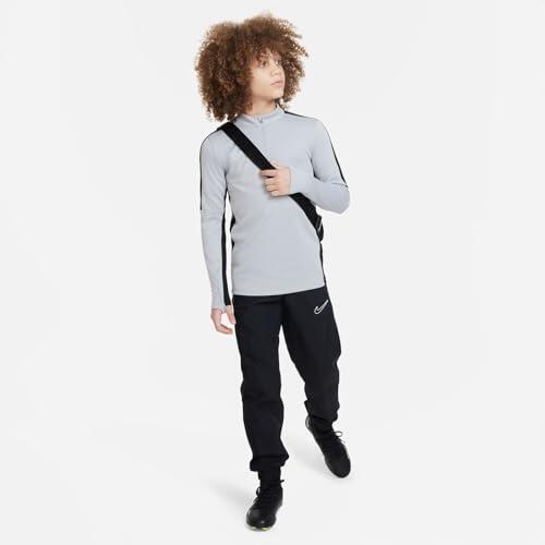 Nike Unisex Kids Soccer Drill Top in Wolf Grey/Black/White 4/4