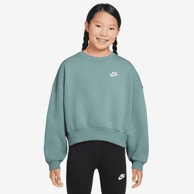 Nike Mädchen Pullover Sportswear Club Fleece Bi FZ9244