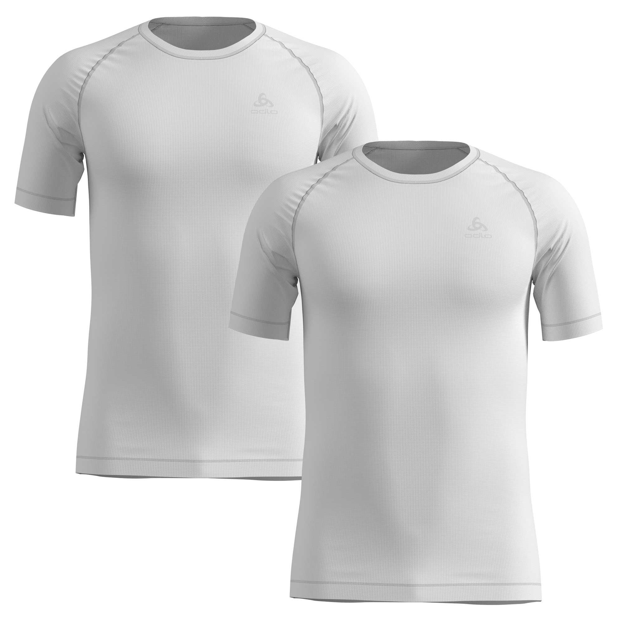 ODLO Odlo Herren Unterwäsche Shirt crew neck CUBIC 2 Pack 192282