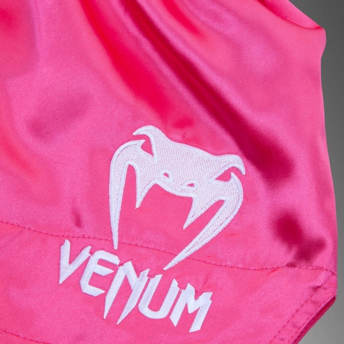 Venum Classic Muay Thai Shorts Pink/White XL 2/5