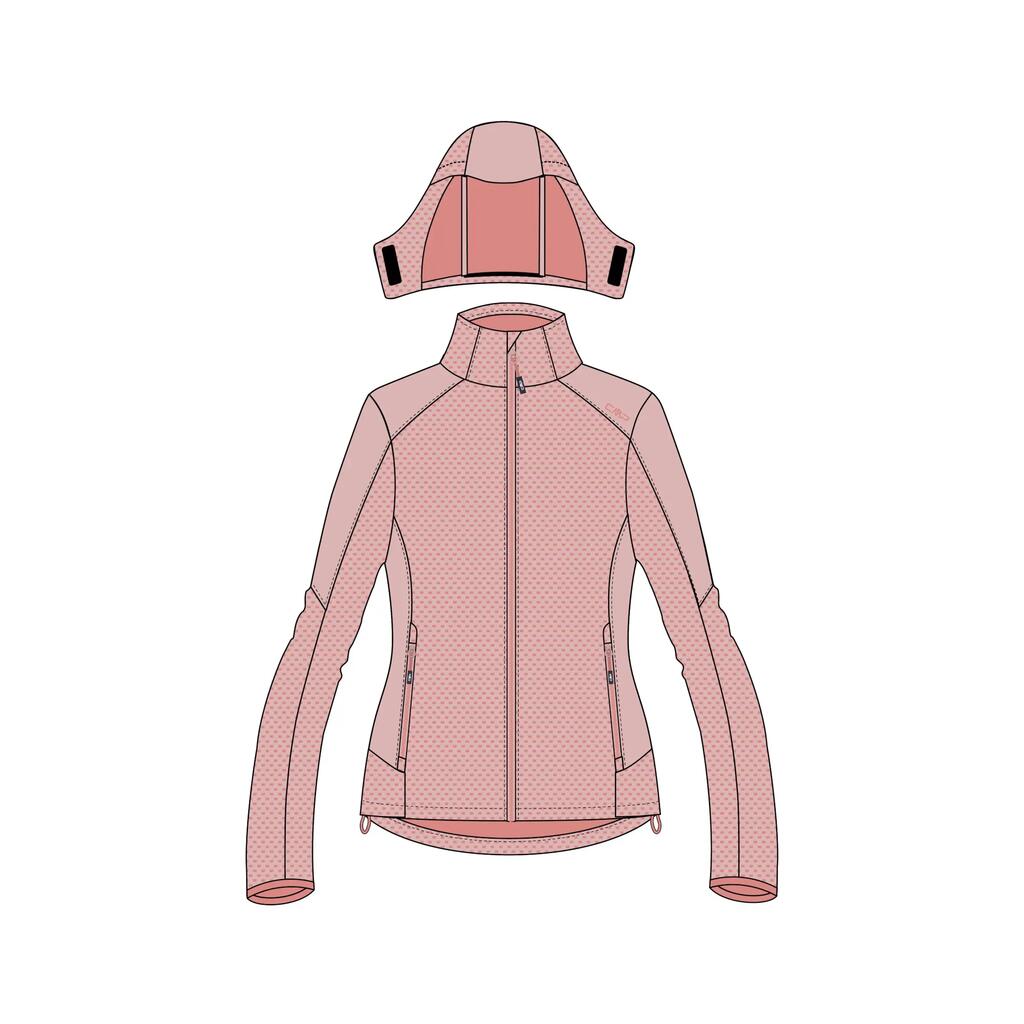Women's zip-up hooded jacket CMP
