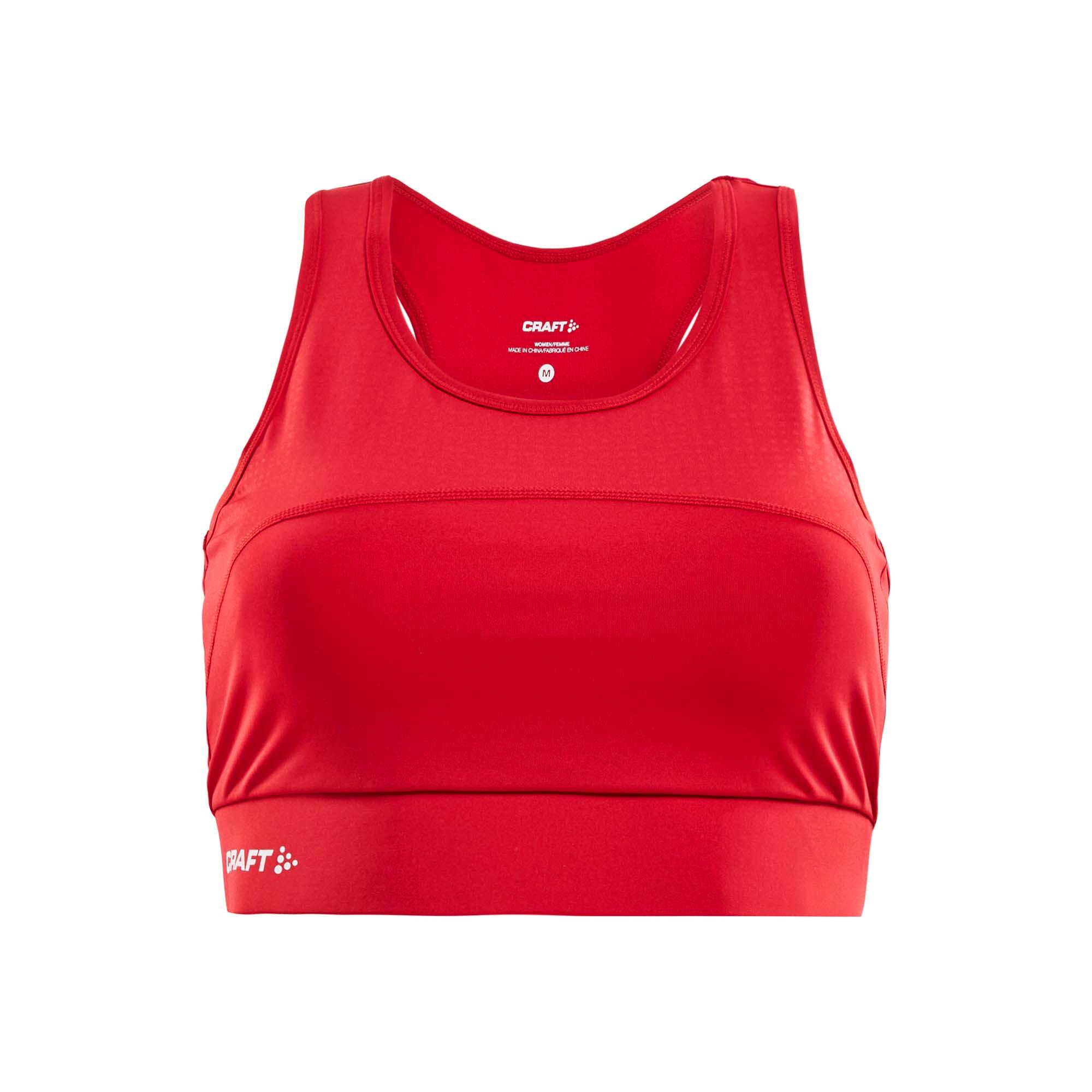 Sutien sport Craft Rush Top W, roșu