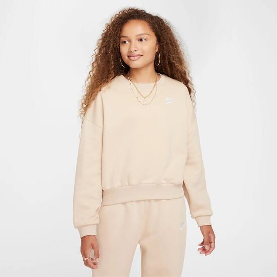 Nike Mädchen Pullover Sportswear Club Fleece Bi FZ9244