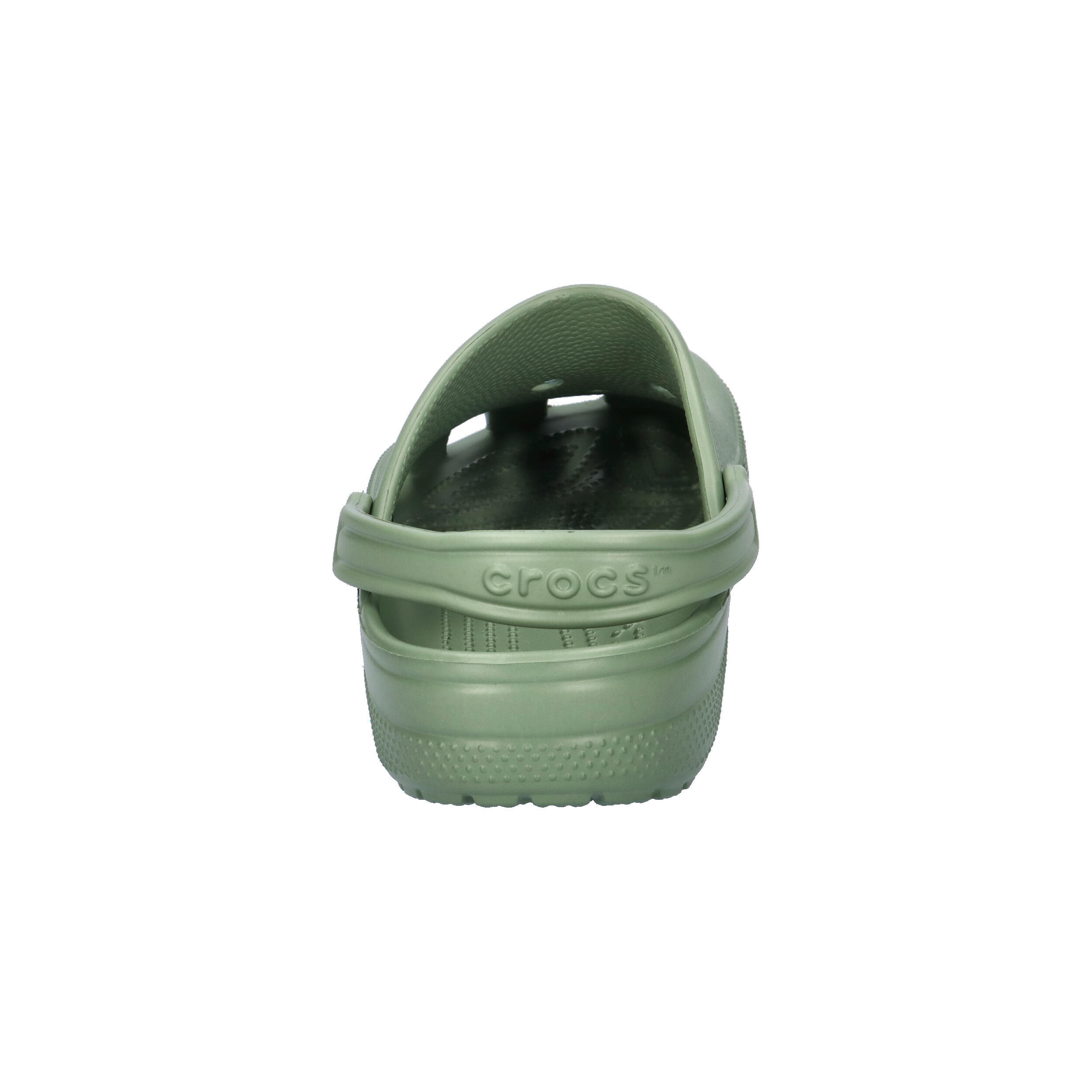 Sapatilhas Crocs Classic em verde musgo. 4/10