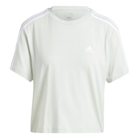 adidas Damen T-Shirt Essentials 3S Crop-Top