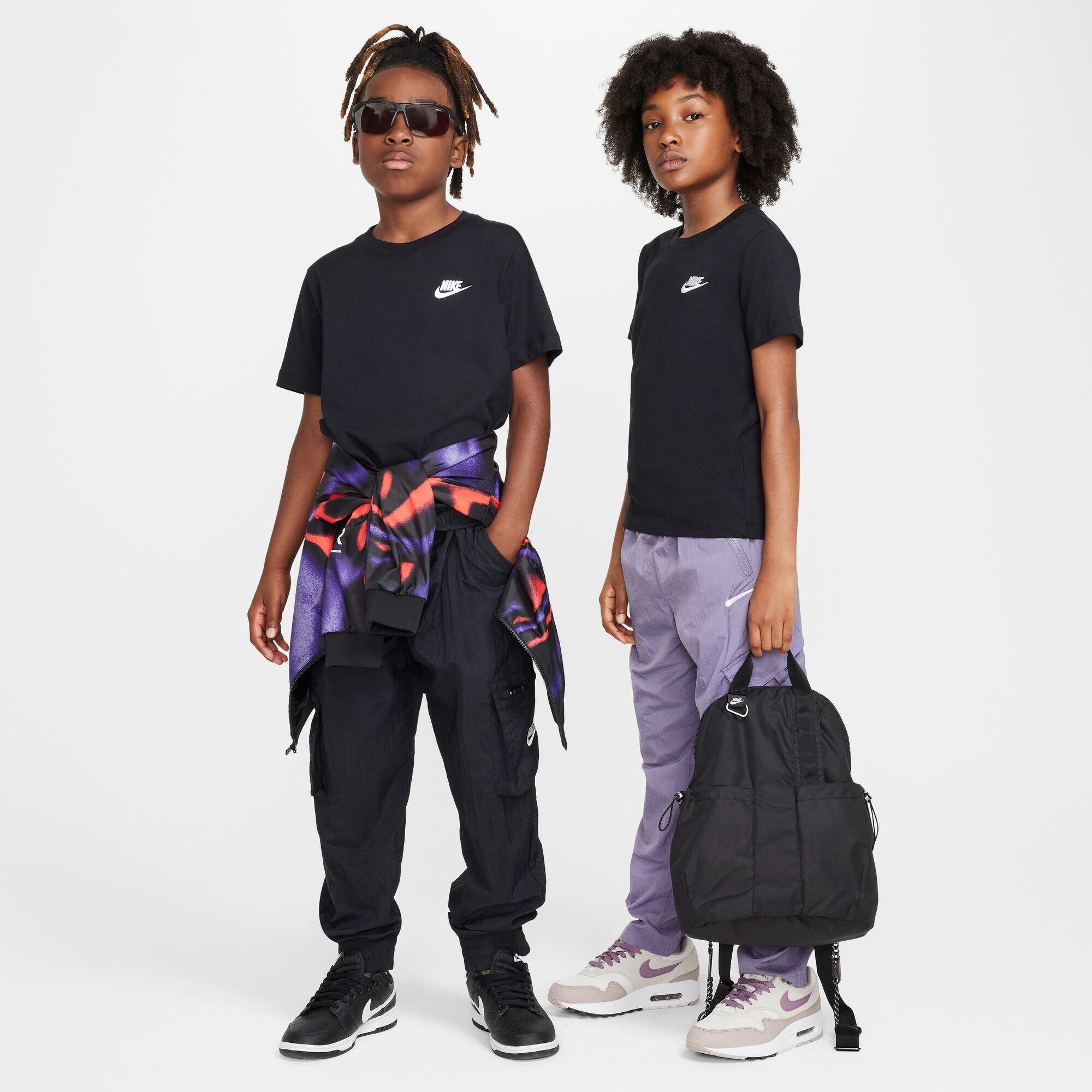 T-shirt junior nike nero 3/4