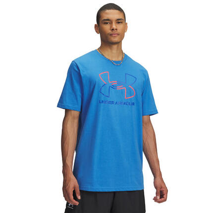 T-shirt homme Under Armour bleu, col rond