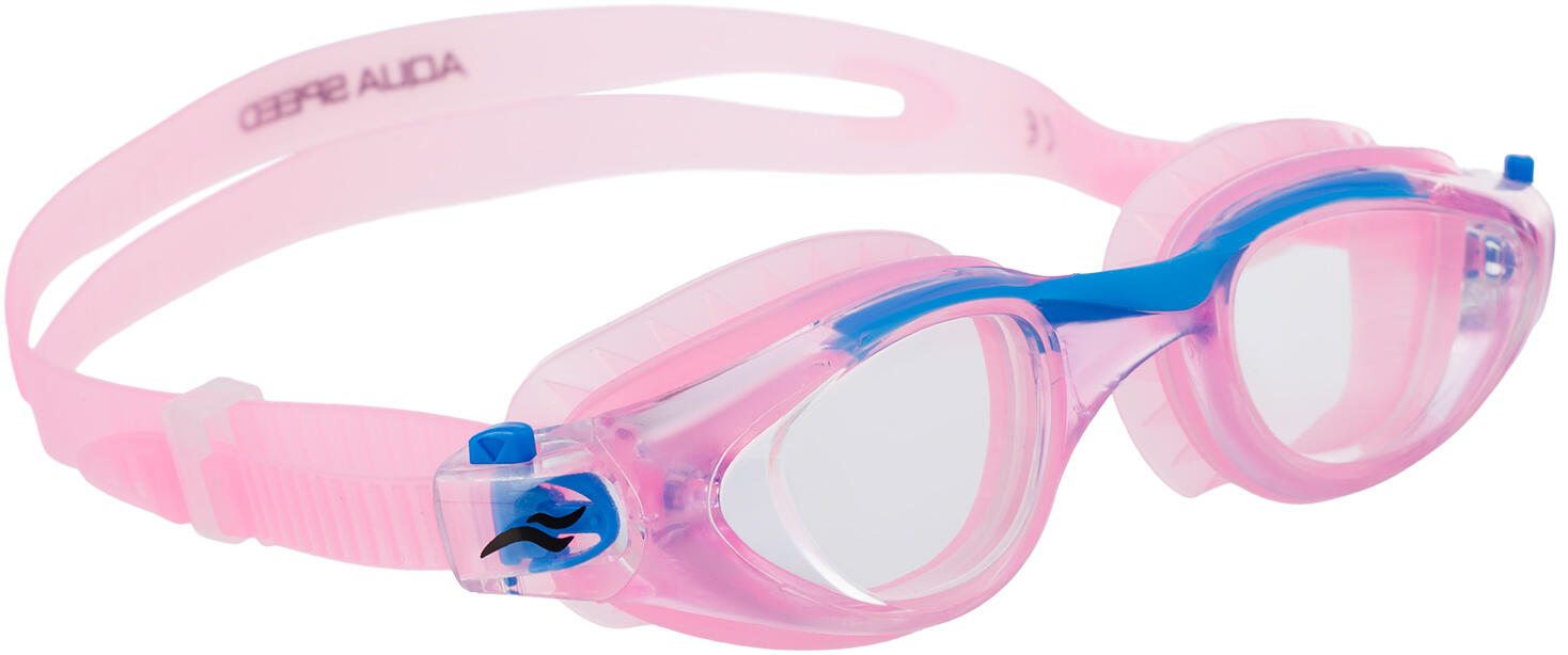 Okulary pływackie dla dzieci do pływania na basen różowe AQUA SPEED 2/6