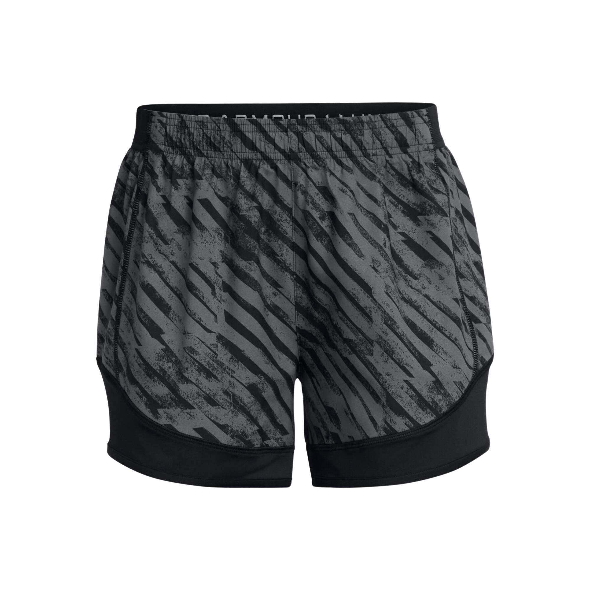Under Armour - Short Imprimé Femme Under Armour Challenger Pro - Short - Blanc|noir - Decathlon