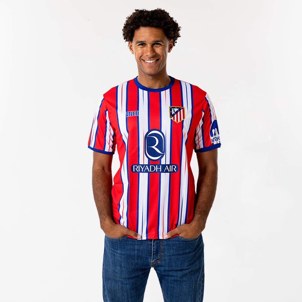 Atletico Madrid - Maillot Domicile Atlético Madrid Homme - T-shirt Manches Courtes - Blanc|rouge - 52 2xl - Decathlon