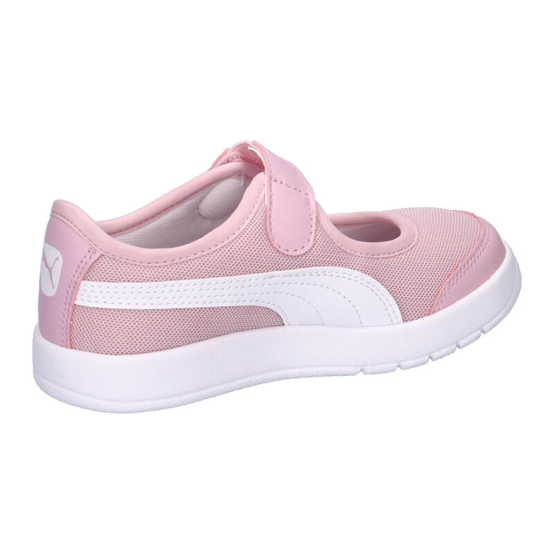 Pantofi sport copii Puma Courtflex V3, Roz