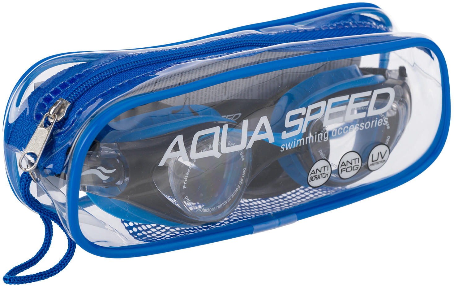 Okulary pływackie dla dzieci do pływania na basen AQUA SPEED 6/6