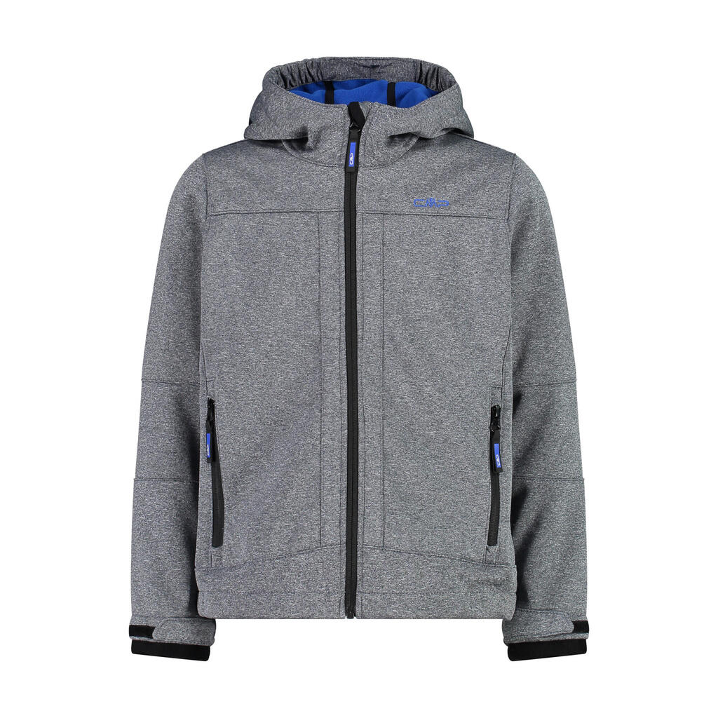 Kids' waterproof jacket with fixed hood CMP