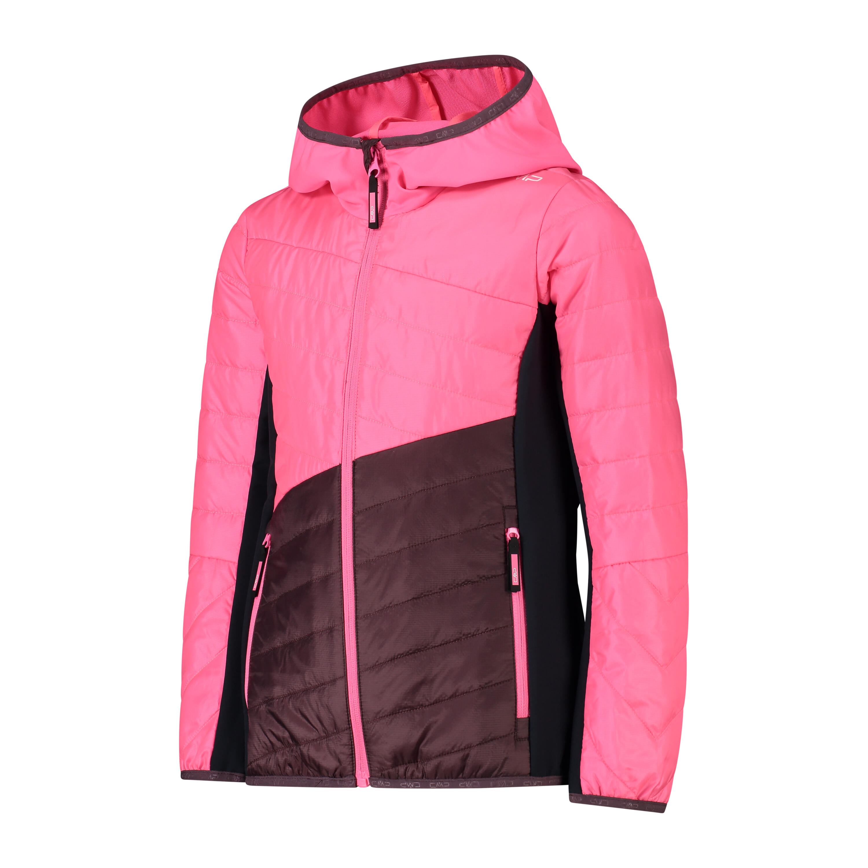 Girl's hybrid hooded hiking jacket CMP 3/3