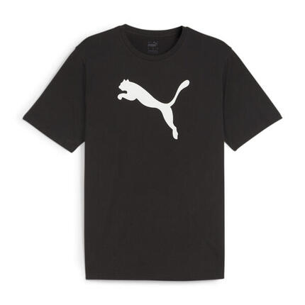 T-shirt Enfant Puma Teamrise Logo Jersey Cotton Jr Noir