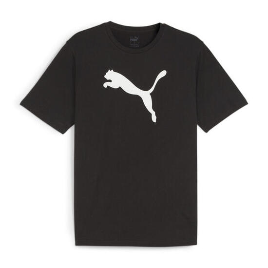 T-shirt Enfant Puma Teamrise Logo Jersey Cotton Jr Noir