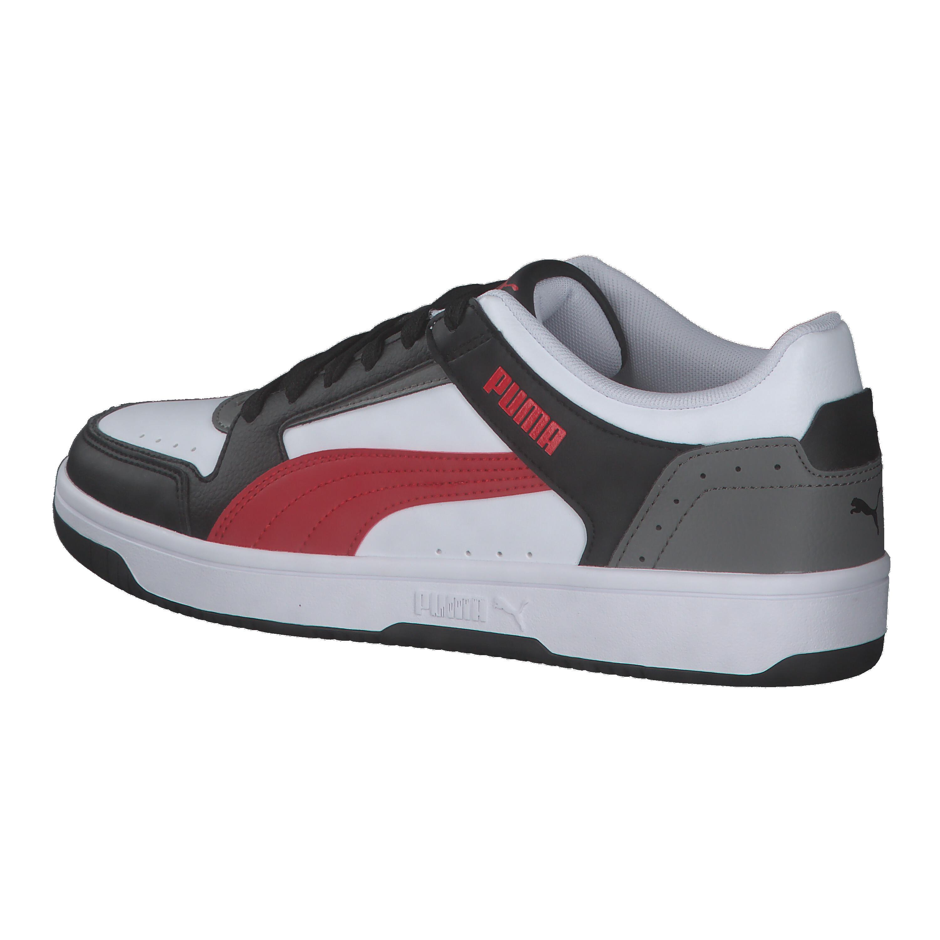Puma Rebound JOY Low Top Herren Sneaker Sportschuh 380747 weiss rot 3/7