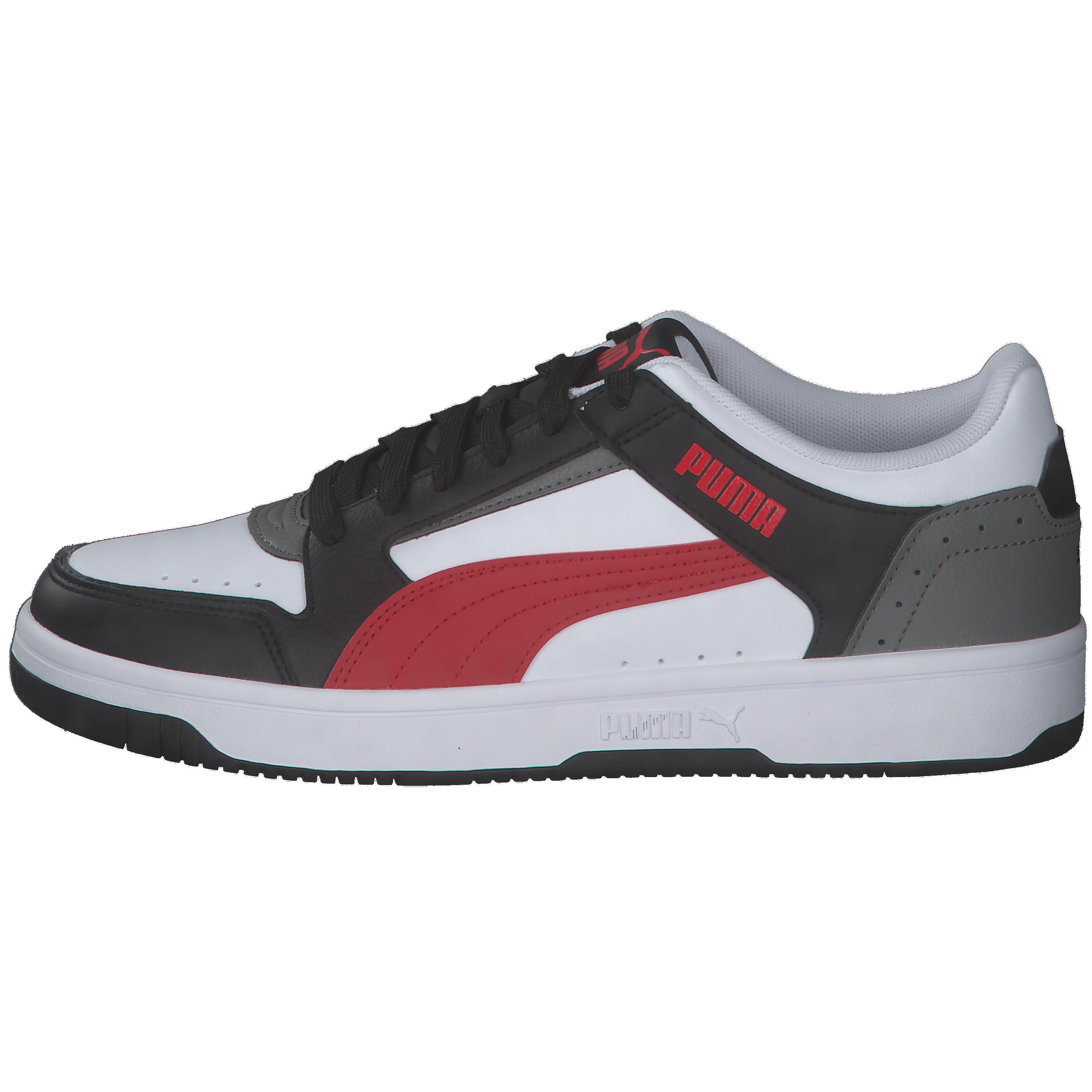 Puma Rebound JOY Low Top Herren Sneaker Sportschuh 380747 weiss rot 2/7