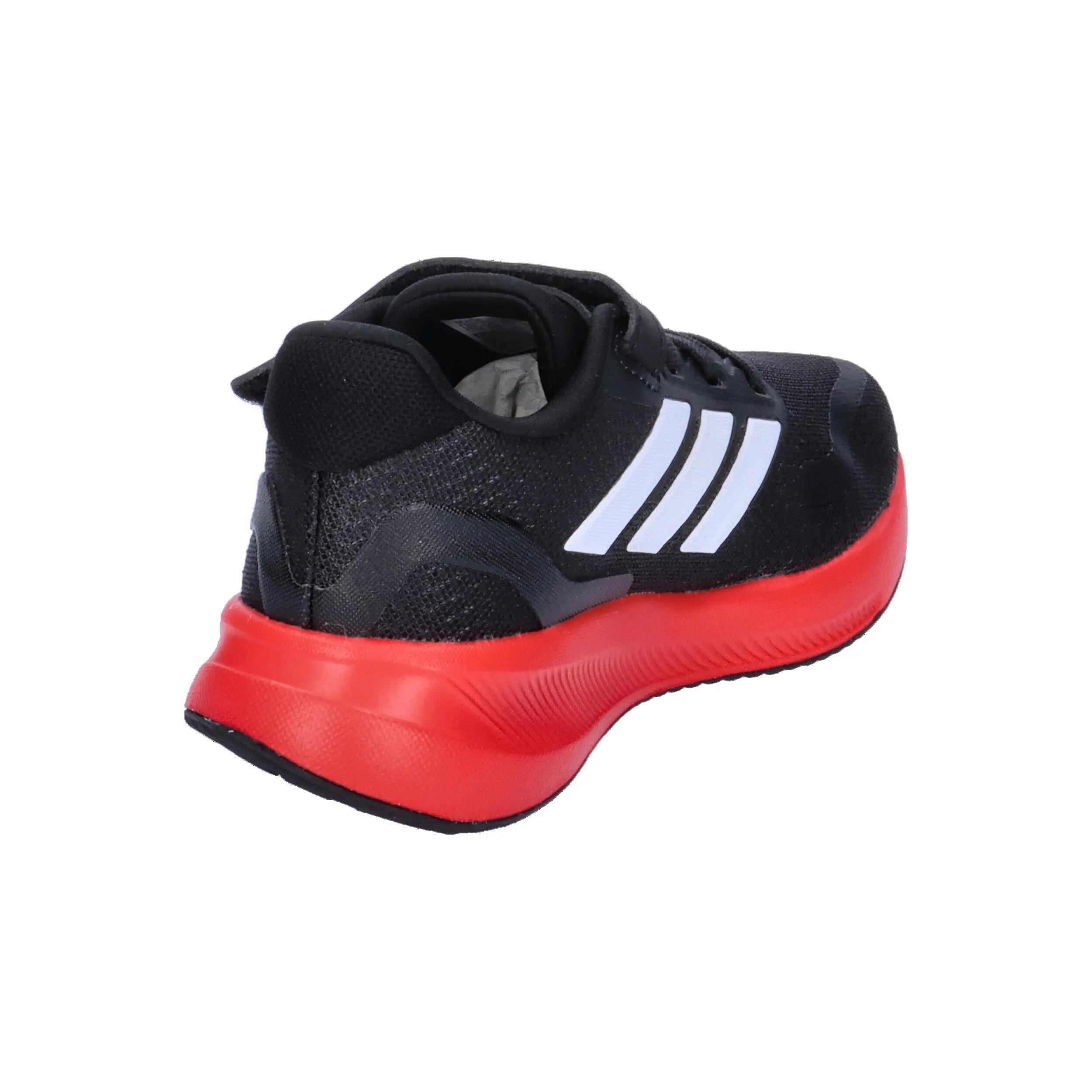 adidas Runfalcon 5 Core Black Cloud White Bright Red (PS) — foto 6