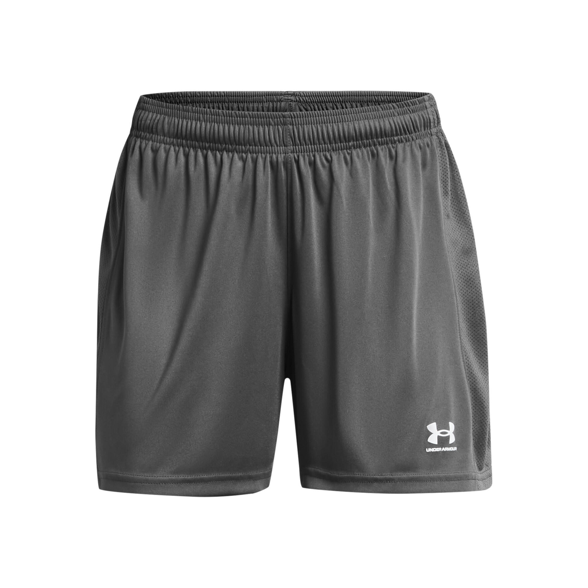 Under Armour - Short Femme Under Armour Challenger Knit - Short - Blanc|gris - Decathlon