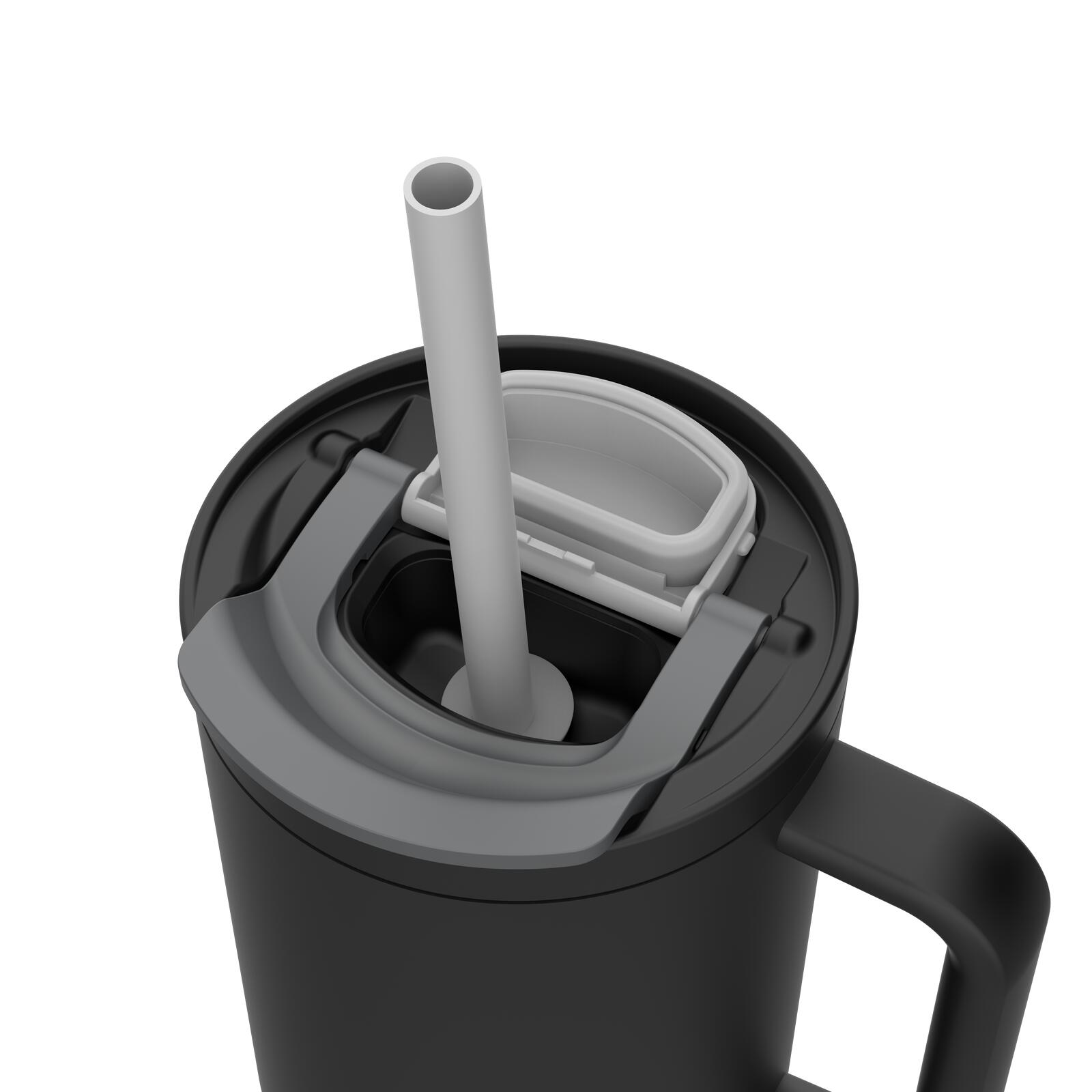 Kubek termiczny ze słomką termos podróżny Kambukka Rio Tumbler 950ml Night Rider 6/7