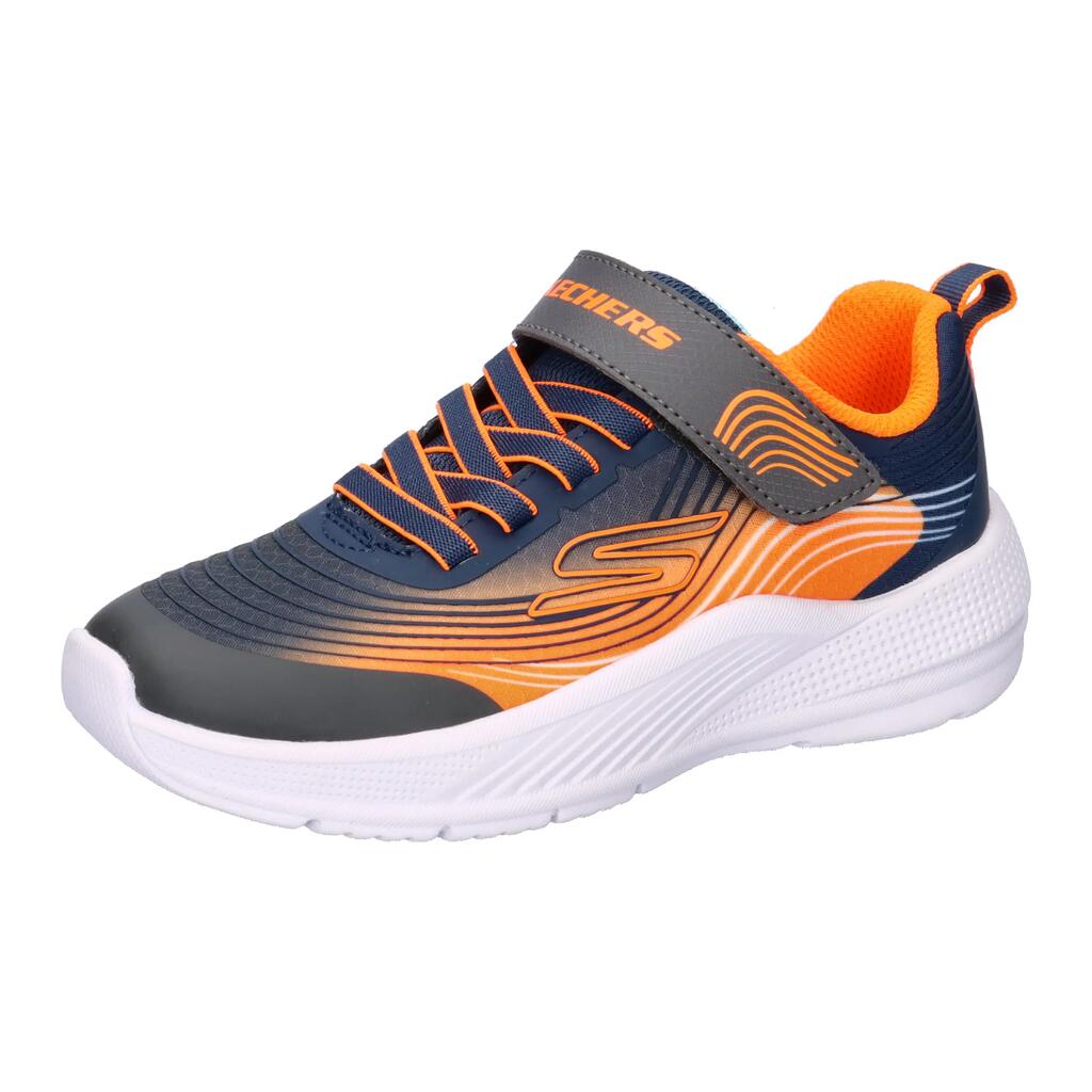 Skechers Microspec Advance Fitness Shoes Blue/Orange