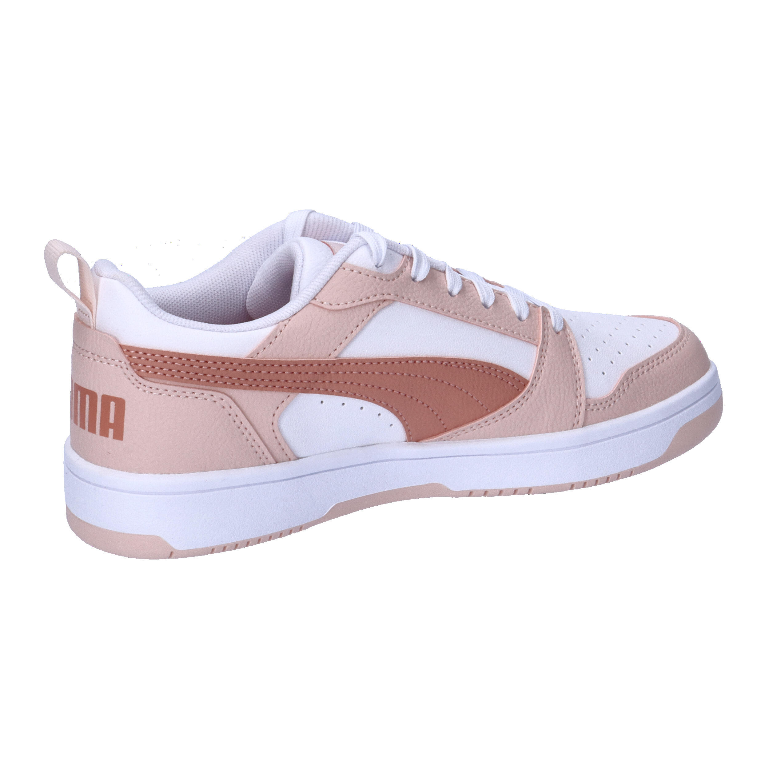 Puma Rebound V6 Lo JR – Tênis estilo basquete feminino 7/7