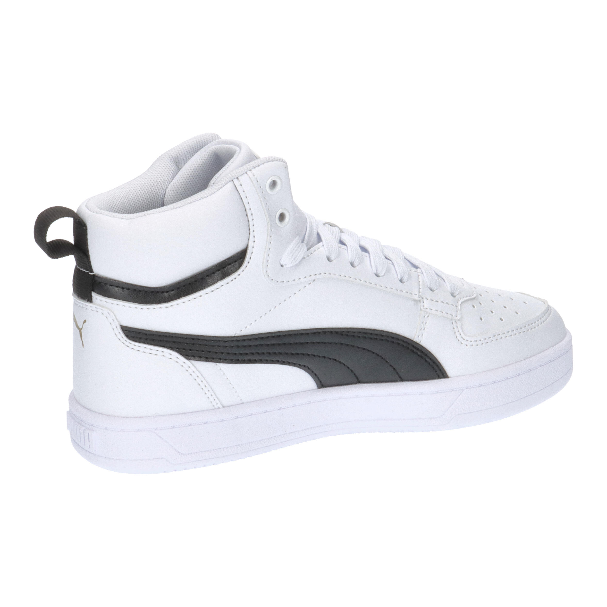 Baskets mi-hautes PUMA Caven 2.0 Enfant et Adolescent PUMA White Black Gold 7/7