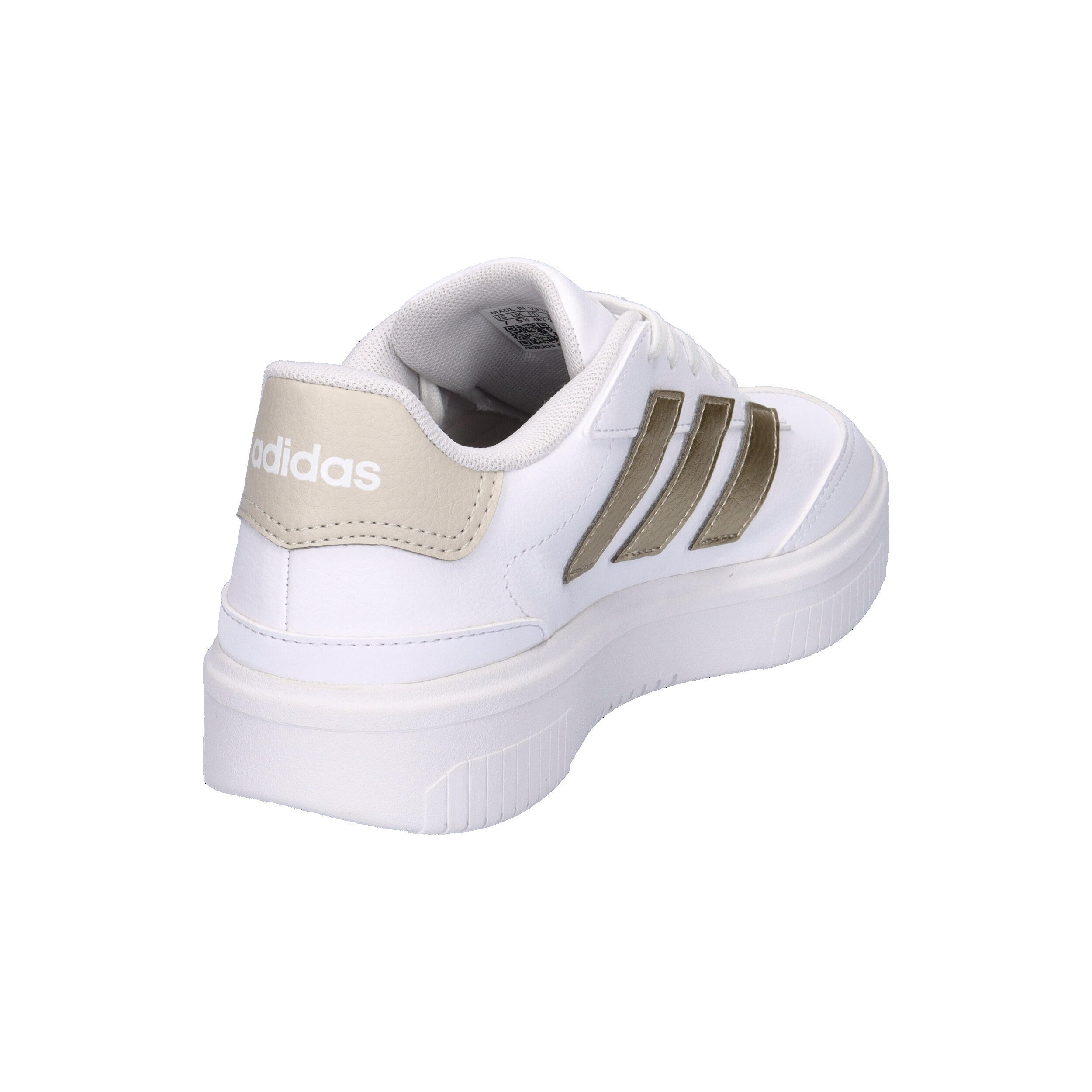 Sneaker Adidas Courtblock Bold Donna - Bianco Oro Eleganti 6/7
