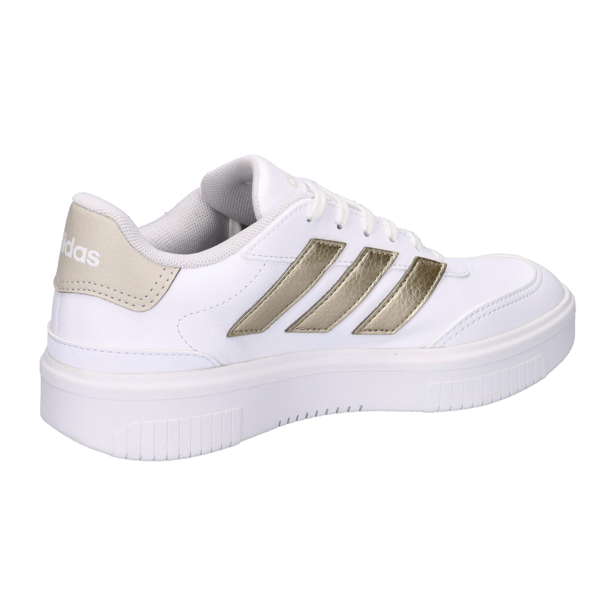 Sneaker Adidas Courtblock Bold Donna - Bianco Oro Eleganti 7/7