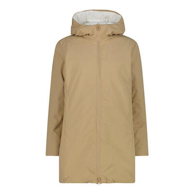 Dames reversibele hoodie parka met rits cmp
