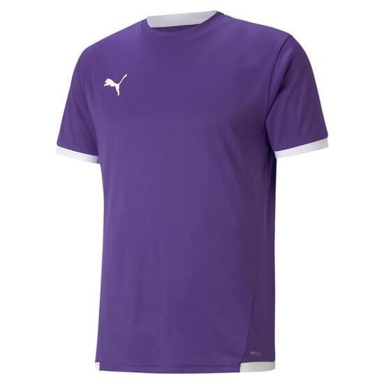 Puma Teamliga Maillot Manches Courtes Hommes - Mauve / Blanc