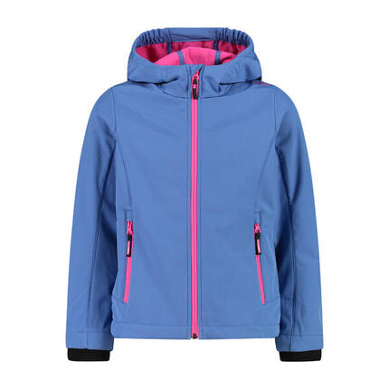 Vestes Softshell Enfants, Unisexe - CMP Kid SoftShell Jacket - Blue/Topazio