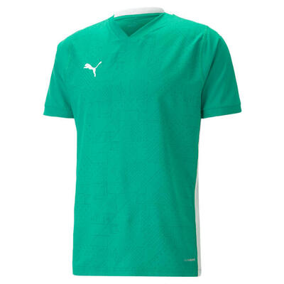 Puma teamcup t-shirt voor heren in chili groen, maat m