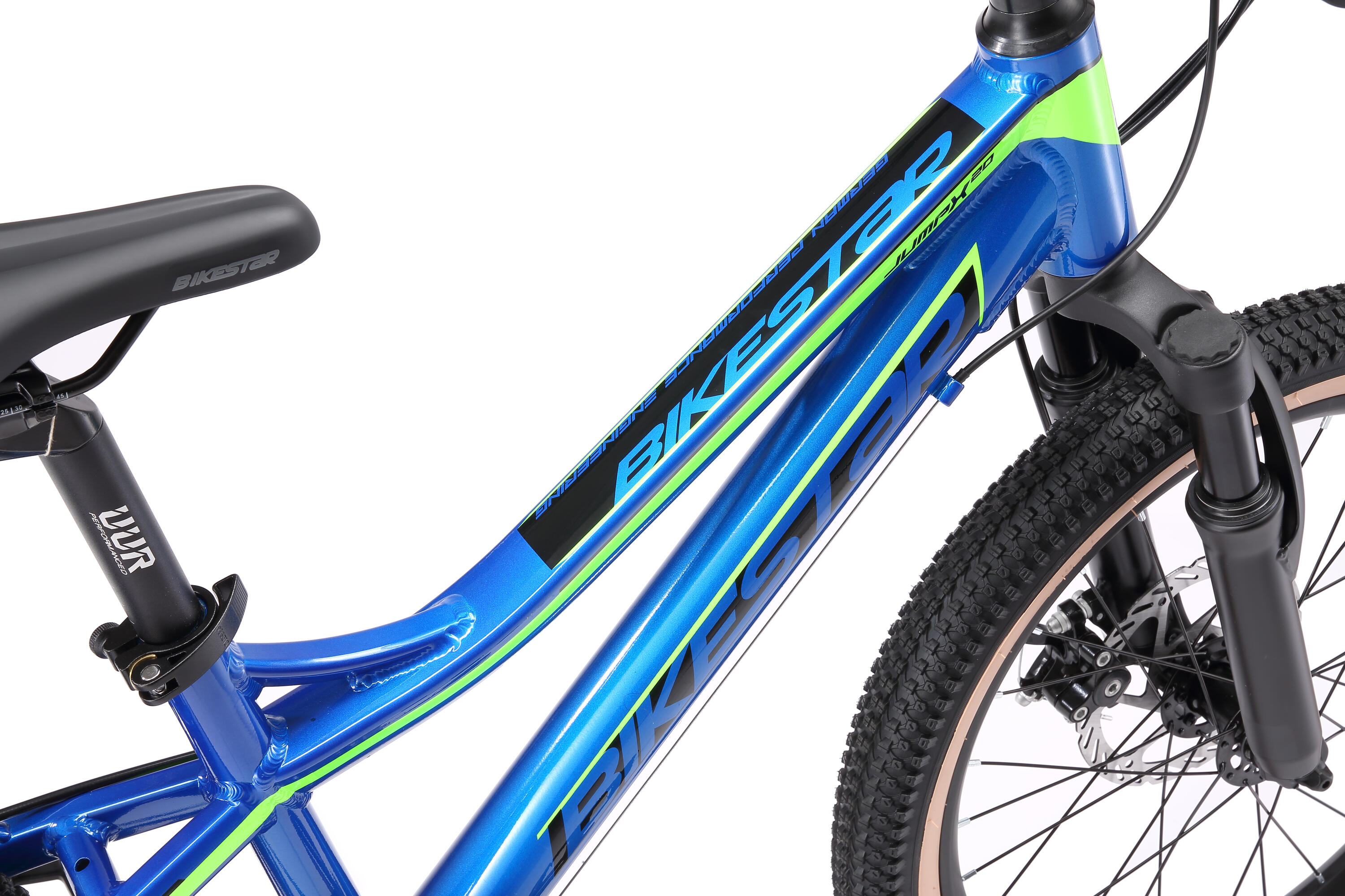 VTT 20" aluminium, vélo enfant 6 ans, semi-rigide, 21 vitesses, frein à disque 6/7