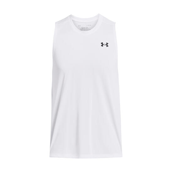 Débardeur Blanc Homme Under Armour Tech