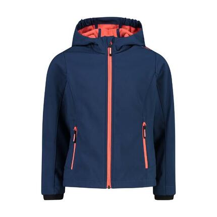 Vestes Softshell Enfants, Unisexe - CMP Kid SoftShell Jacket - Blue/Topazio