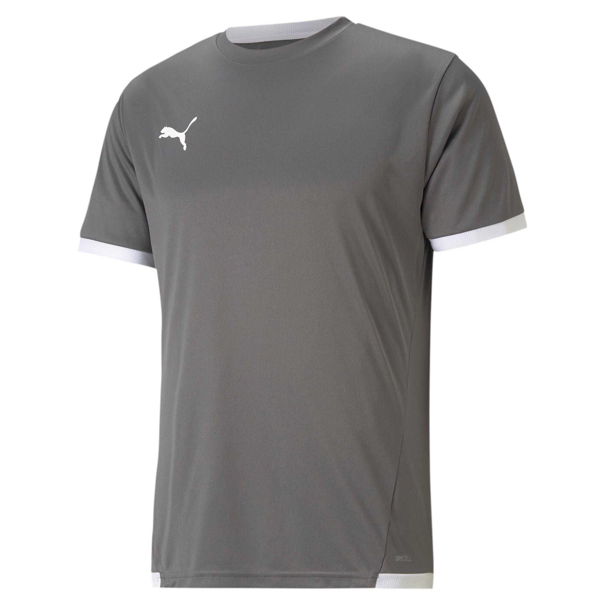 Puma - Maillot Puma Teamliga - T-shirt Manches Courtes - Blanc|gris - 56 3xl - Decathlon