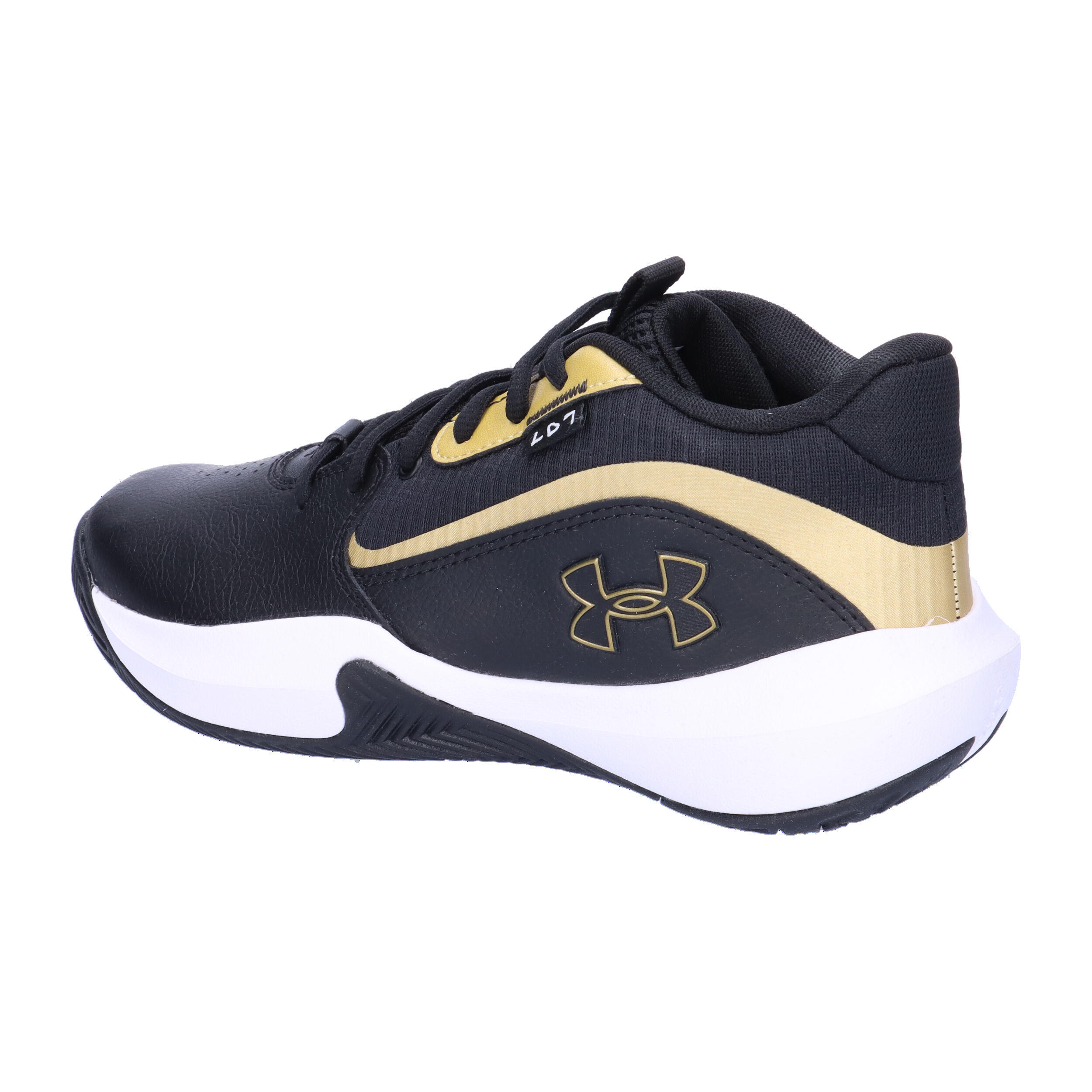 Zapatillas Baloncesto Niño Under Armour Lockdown Negras 3/7