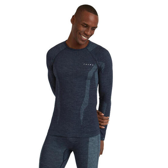 Falke Herren Langarmshirt Wool-Tech Longsleeve Shirt m 33481