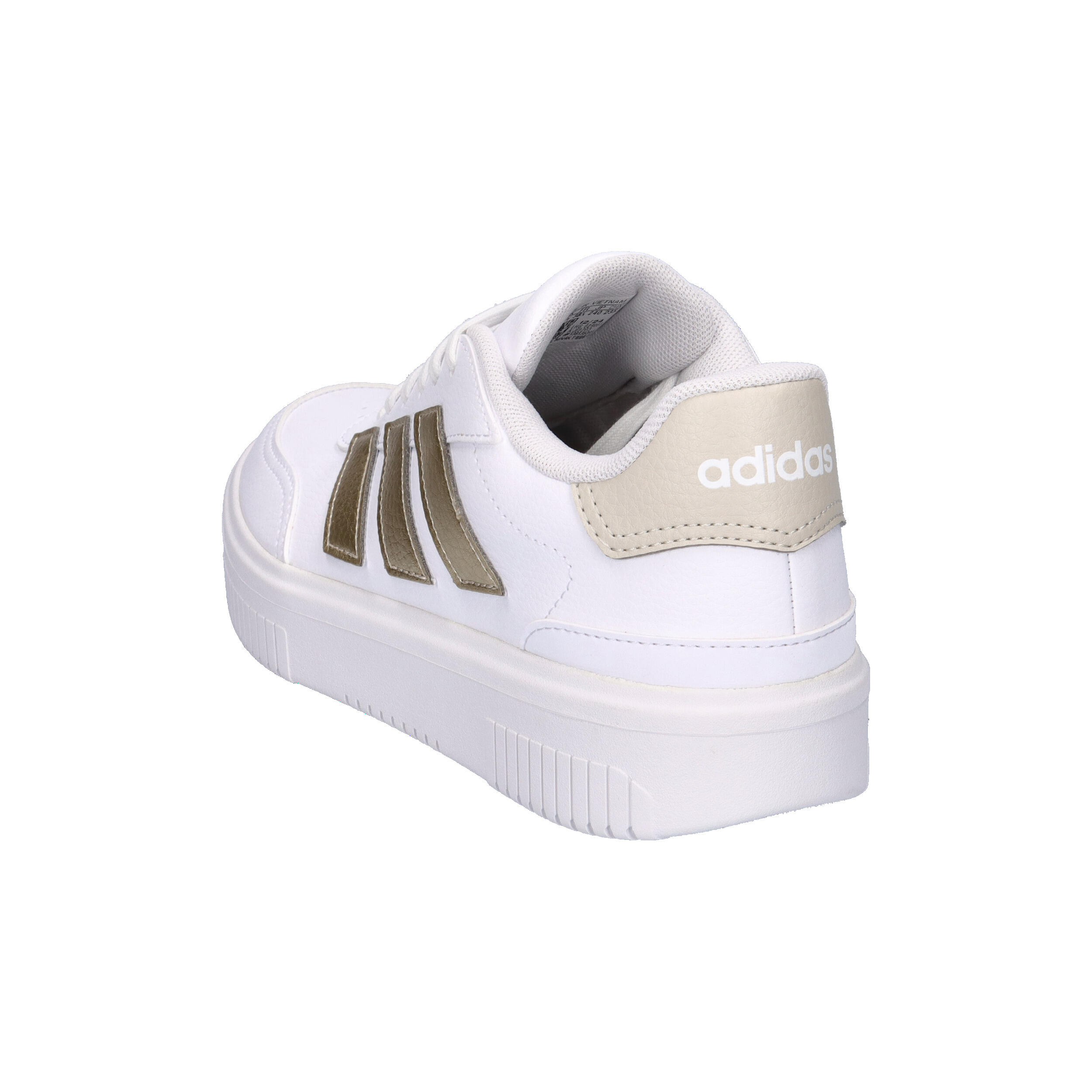 Sneaker Adidas Courtblock Bold Donna - Bianco Oro Eleganti 4/7