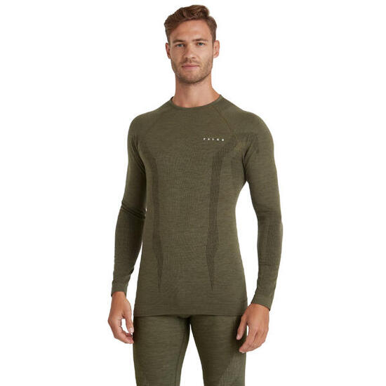 Falke Herren Langarmshirt Wool-Tech Longsleeve Shirt m 33481