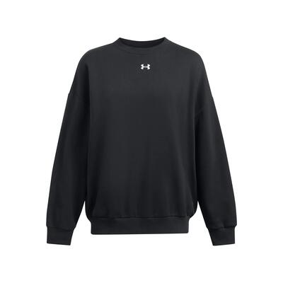 Oversized ronde hals sweatshirt voor dames under armour icon fleece