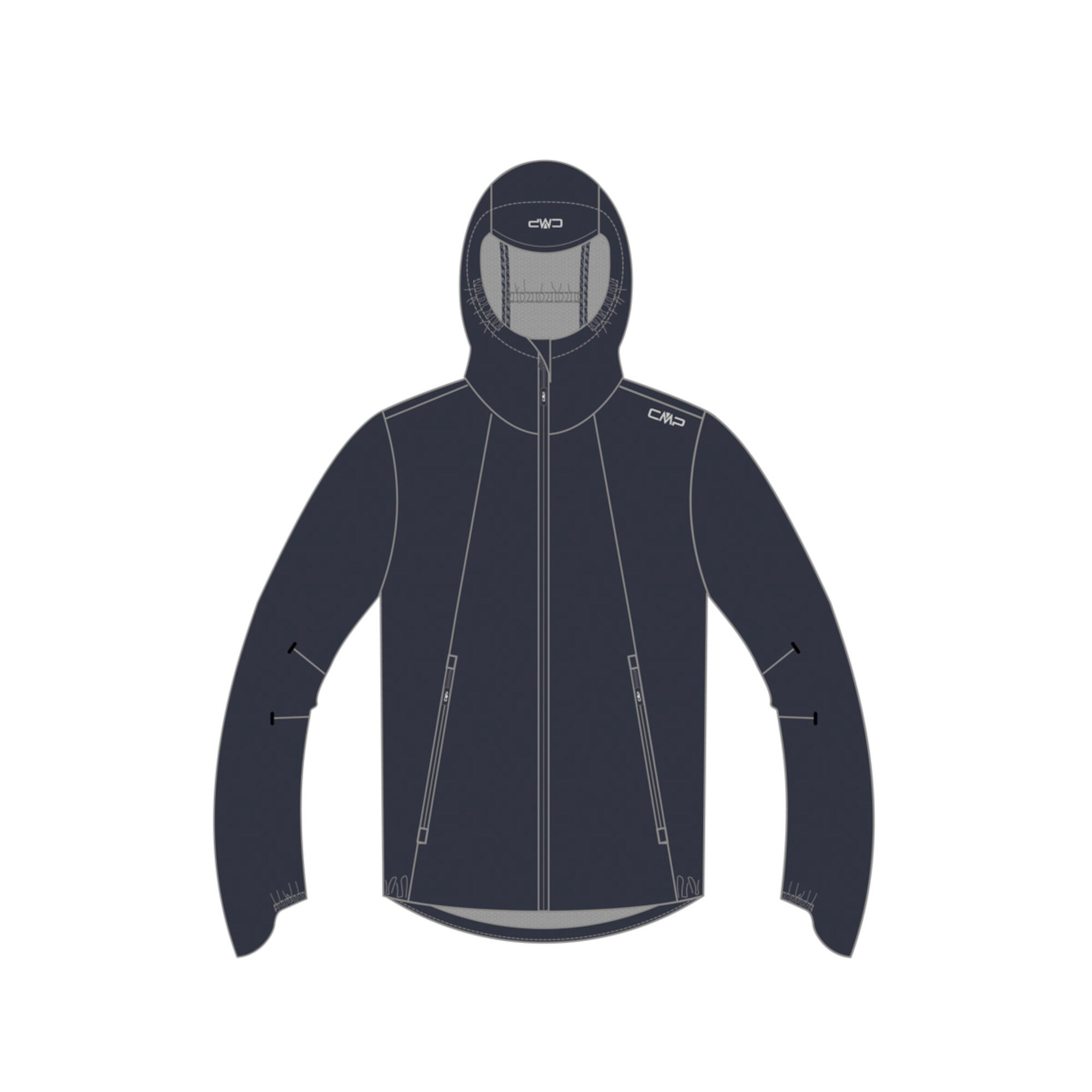 CMP Waterproof jacket with fixed hood CMP