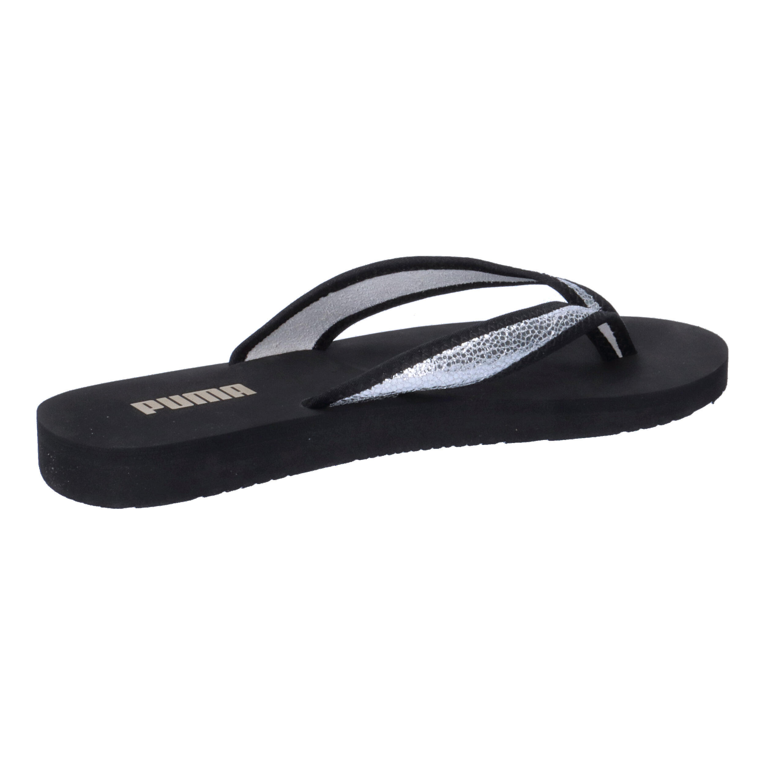 Claquettes Sandy Flip Femme PUMA Black Silver Metallic 7/7