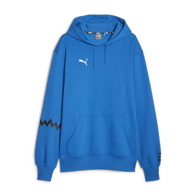 Puma Hoops Team Felpa con Cappuccio Uomo — Blu L