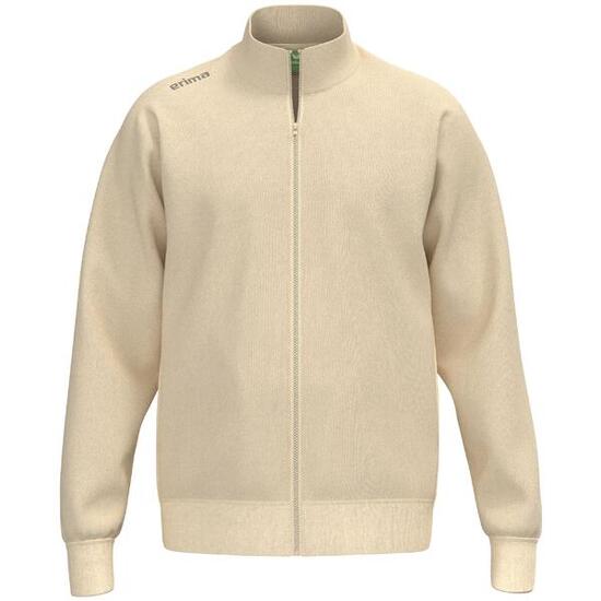 Sweat overshirt 565 beige en mélange de coton