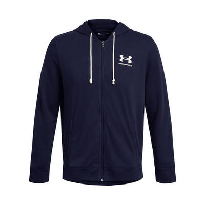 Hooded sweatshirt met rits under armour rival terry