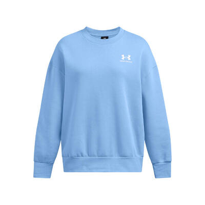 Oversized ronde hals sweatshirt voor dames under armour icon fleece