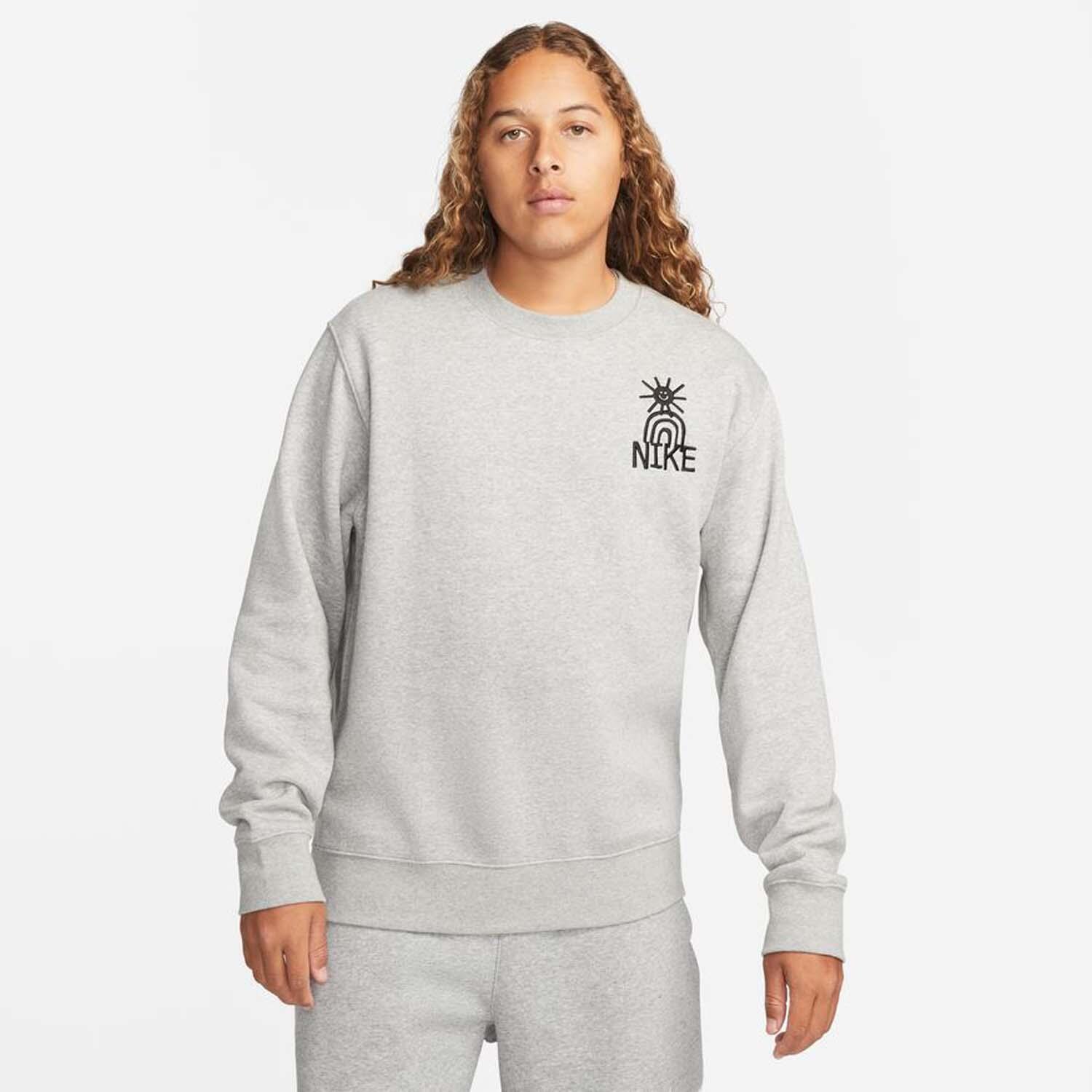 NIKE Nike Herren Pullover Sportswear Fleece Crew DQ4072